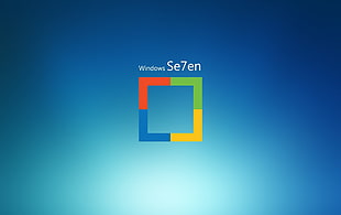 Windows Se7en illustration logo HD wallpaper